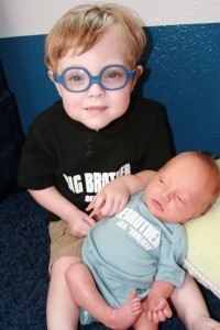 Big Brother Bryce and Baby Brother Gage
