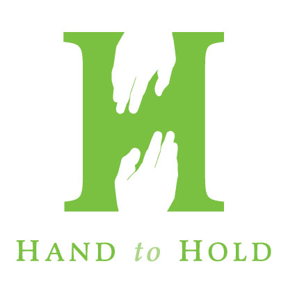 hand to hold logo