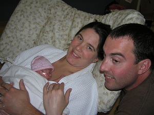 family picture of kangaroo care