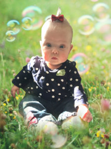 Baby Ruby, the inspiration behind Baby Bubbles