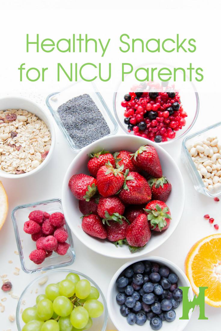 healthy snacks for NICU parents