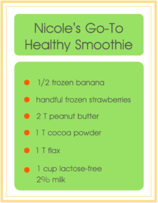 healthy smoothie recipe, NICU, NICU snacks