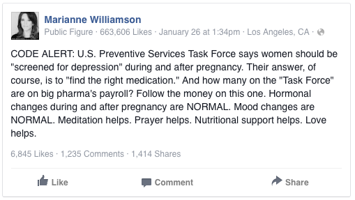 Moms Take to Social Media in Defense of PPD in #meditateonthis