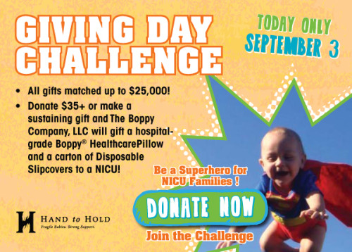 Hand to Hold Kicks Off Its Giving Day Challenge!