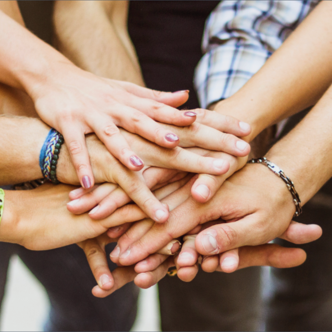 hand to hold volunteer 