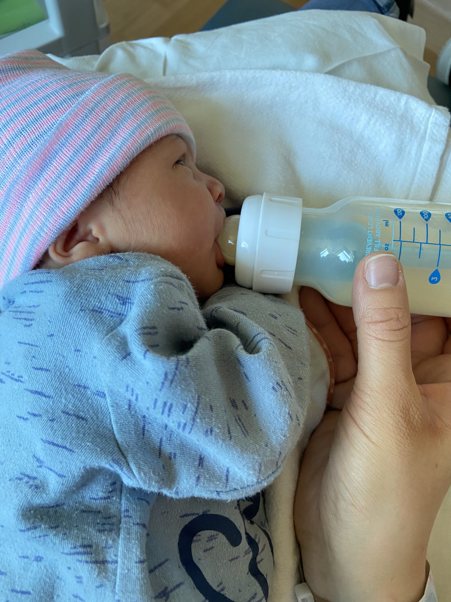 Nicu Milestones The First Bottle In The Nicu Hand To Hold 