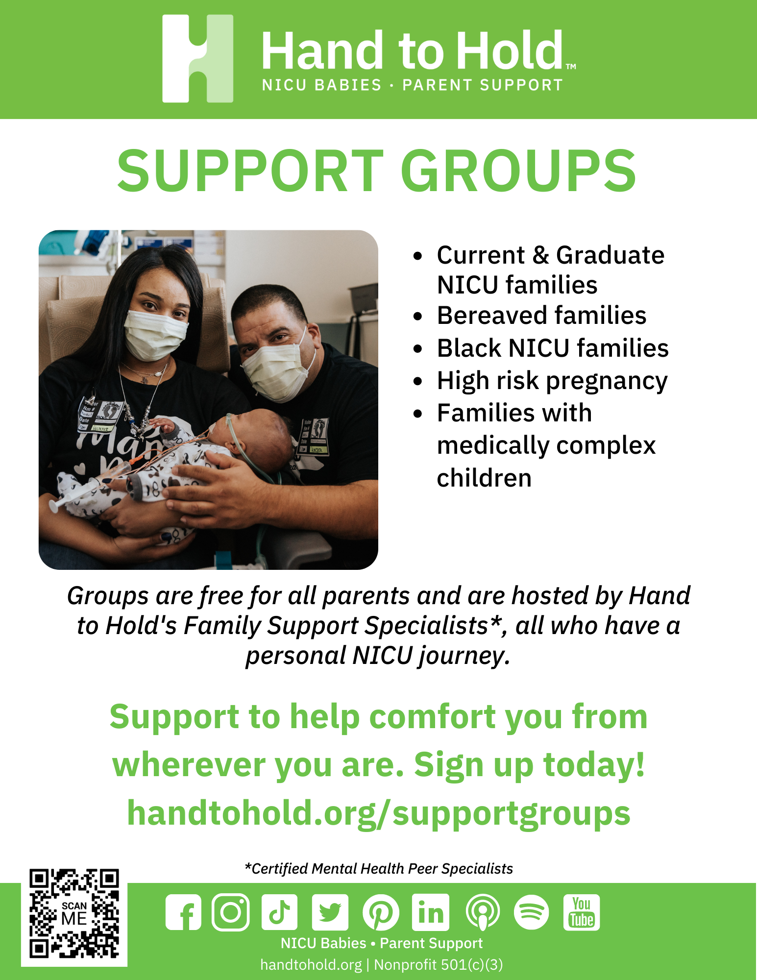 hand to hold support groups