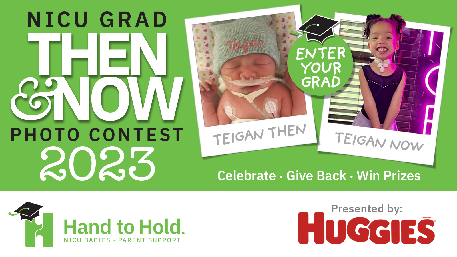 hand to hold nicu graduate then and now photo contest