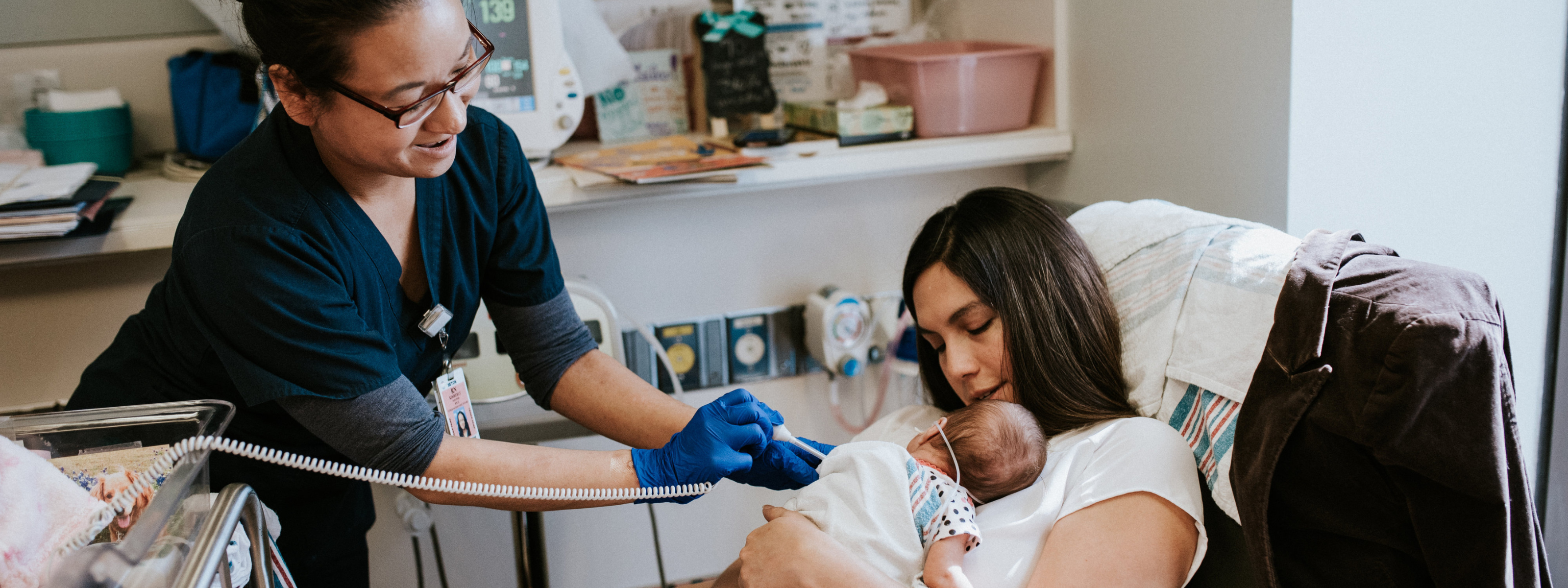 hand to hold NICU support
