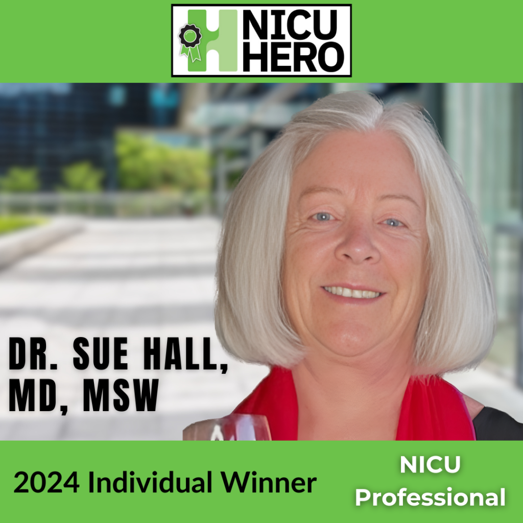 Sue Hall, Hand to Hold NICU Hero Award
