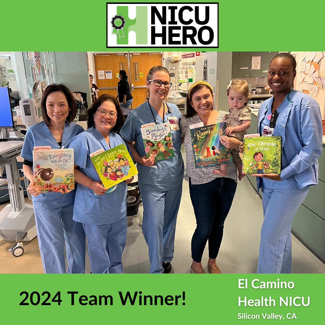 El Camino health NICU, Hand to Hold NICU Hero Award