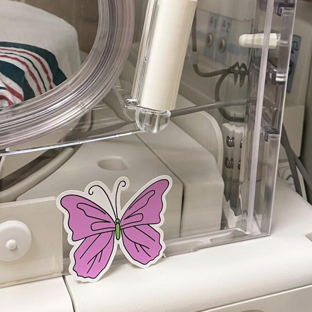 Hand to Hold Purple Butterfly loss of a multiple