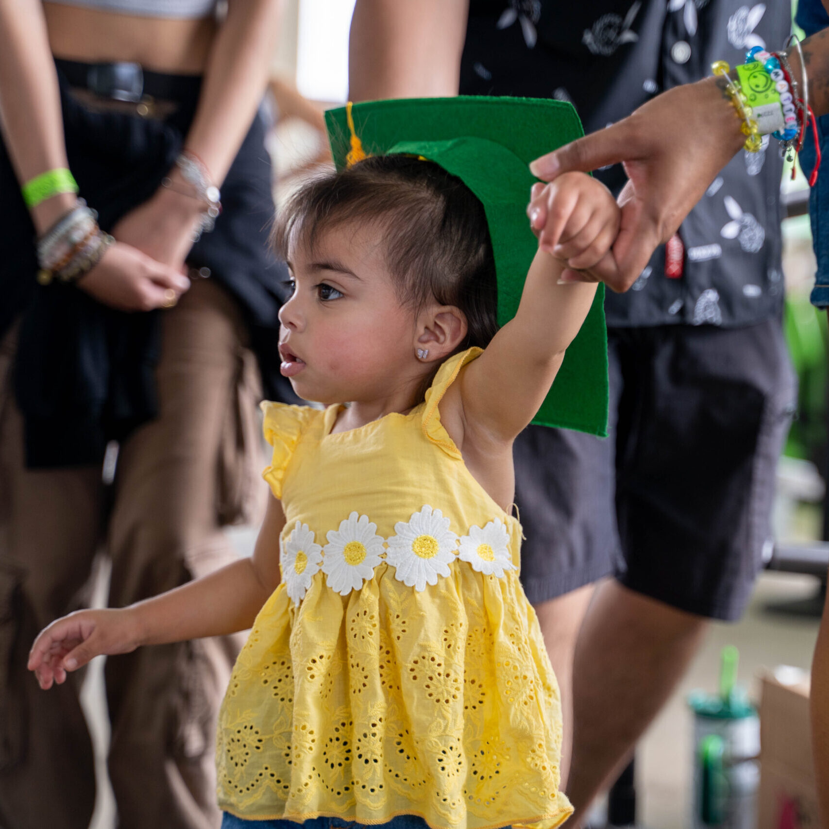 NICU Family Celebration, hand to hold NICU Graduate reunion