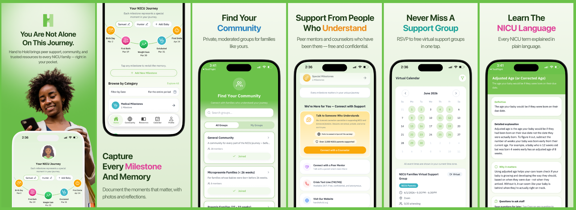 hand to hold nicu support app