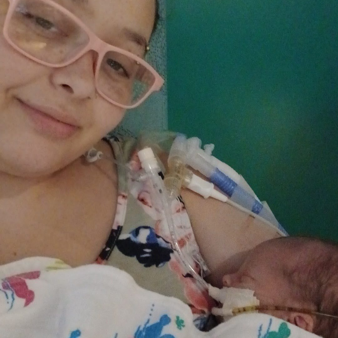 informed consent, hand to hold, nicu mom and baby